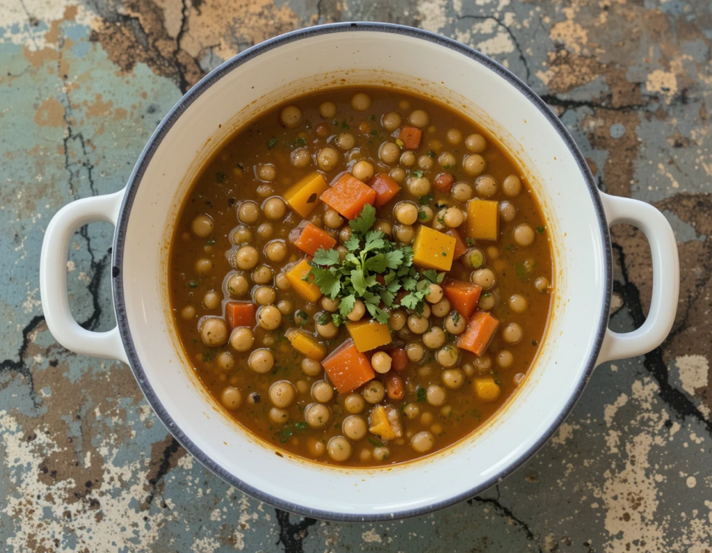 Black Eyed Peas and Vegetable Soup